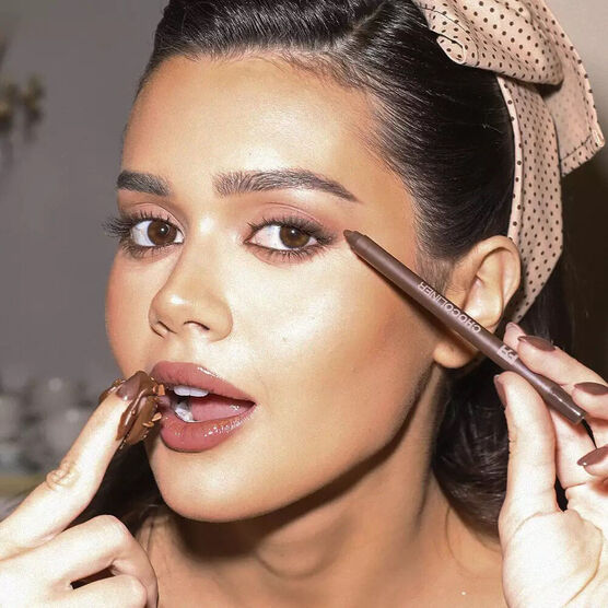 KIT MASCARA DE CILIOS E LAPIS CHOCOEYES